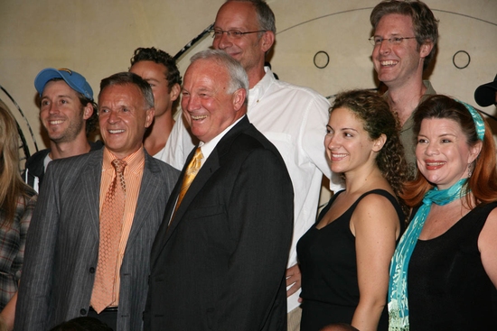 San Diego Mayor Jerry Sanders (center) With Donna Vivino (Right of Mayor); Albert Ogl Photo