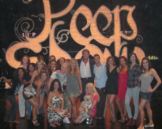 David Hasselhoff and the cast of PEEPSHOW Photo