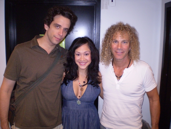 Photo Flash: David Bryan Visits His 'TOXIC AVENGER' Image