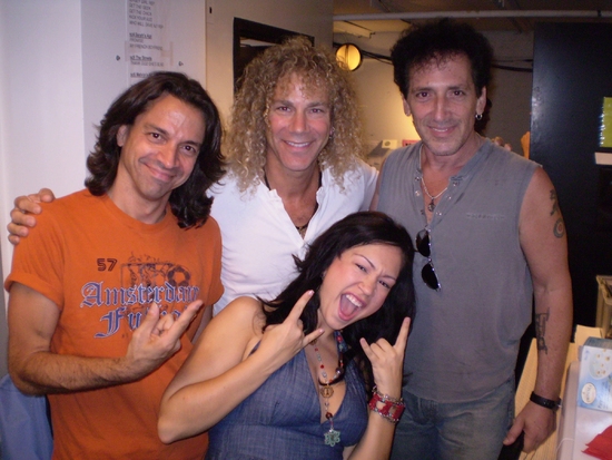 Photo Flash: David Bryan Visits His 'TOXIC AVENGER' Image