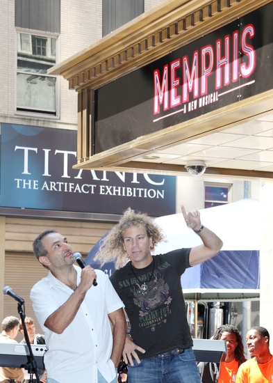 Photo Coverage: Bryan, DiPietro And The MEMPHIS Cast Celebrate Shubert Theatre Box Office Opening Image