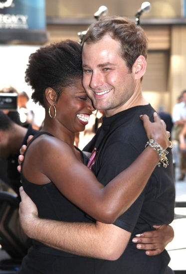 Photo Coverage: Bryan, DiPietro And The MEMPHIS Cast Celebrate Shubert Theatre Box Office Opening Image