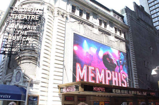 Photo Coverage: Bryan, DiPietro And The MEMPHIS Cast Celebrate Shubert Theatre Box Office Opening Image