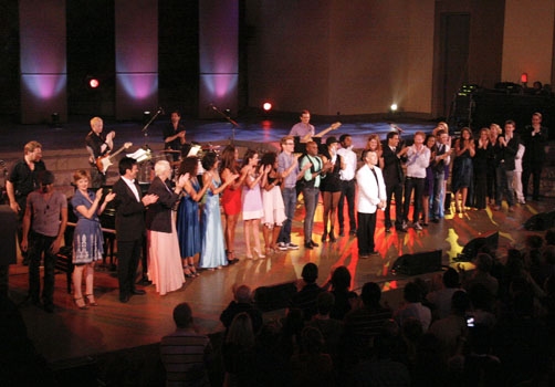 Stephen Schwartz and the cast of Stephen Schwartz: Making Good at 