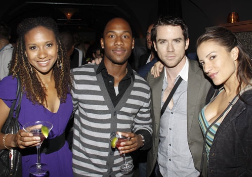 Tracie Thoms, J Lee, Christian Campbell and Friend at Stephen Schwartz: Making Good Photo