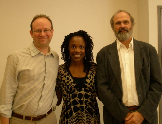 Primary Stages Artistic Director, Andrew Leynse with Charlayne Woodard and Daniel Sul Photo