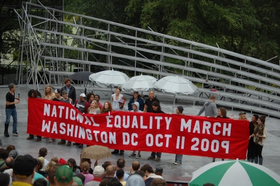 Photo Coverage: The New York Theater Community's Mobilization Rally for Equality In Central Park 