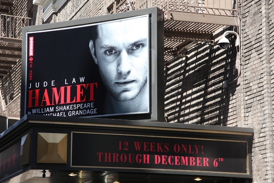 Photo Coverage: 'HAMLET' Marquee Unveiling At The Broadhurst Theatre Image