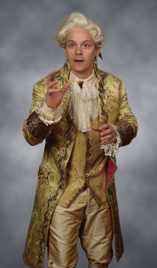 Jim Poulos as Mozart Photo