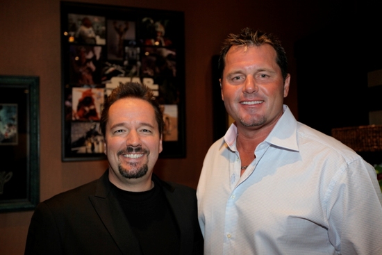 Photo Flash: Baseball Great Roger Clemens Visits Terry Fator At The Mirage Image