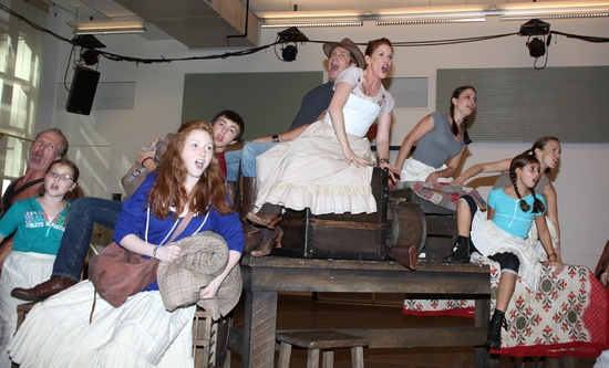 Photo Coverage: LITTLE HOUSE ON THE PRAIRIE, THE MUSICAL - In Rehearsal Image