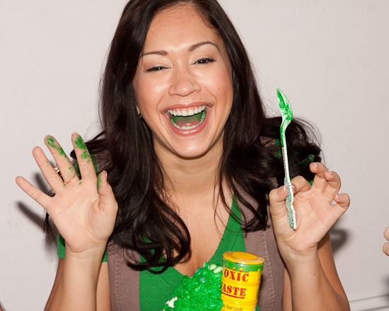 Photo Coverage: The Cast Of 'TOXIC AVENGER' Sample Serendipity 3's 'The Hot Toxic Love Sundae' Image