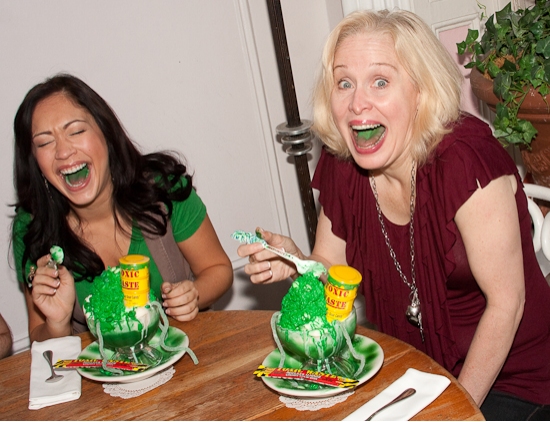 Photo Coverage: The Cast Of 'TOXIC AVENGER' Sample Serendipity 3's 'The Hot Toxic Love Sundae' Image