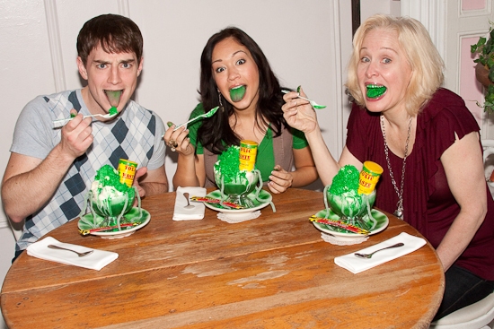 Photo Coverage: The Cast Of 'TOXIC AVENGER' Sample Serendipity 3's 'The Hot Toxic Love Sundae' Image