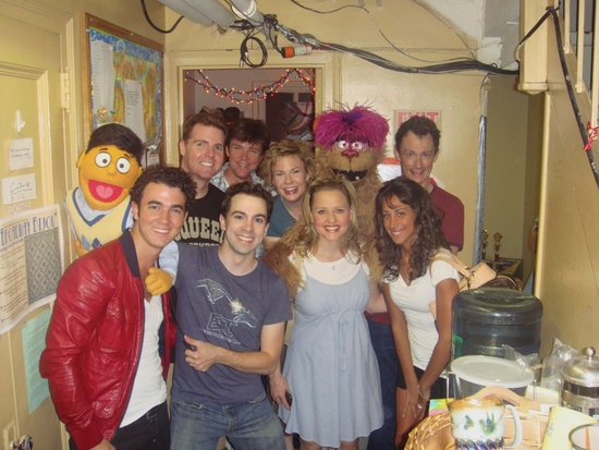 Photo Flash: Kevin Jonas Visits AVENUE Q Image