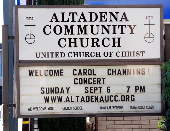 Photo Flash: Carol Channing at Altadena Community Church 9/6 