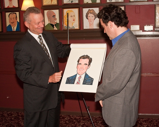 Photo Coverage: SHREK THE MUSICAL Star Brian d'Arcy James' Caricature Unveiling Ceremony At Sardi's Image