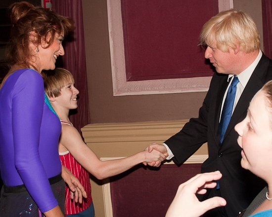 Photo Coverage: Mayor of London Boris Johnson Visits Broadway's BILLY ELLIOT! Image