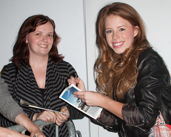 Allie Trimm signing autographs Photo
