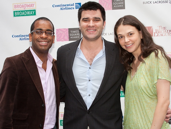 Daniel Breaker, Ben Crawford and Sutton Foster Photo