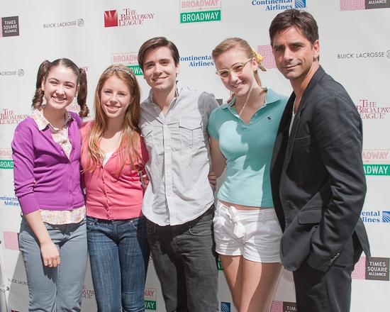 Allison Strong, Allie Trimm, Matt Doyle, Julia Knitel and John Stamos Photo