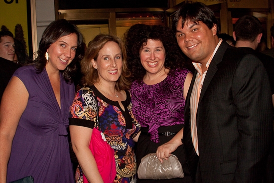  Kristen Anderson-Lopez, Marcy Heisler and Zina Goldrich and Bobby Lopez Photo