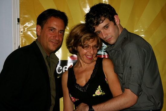 Eugene Pack, Jackie Hoffman and Michael Urie Photo