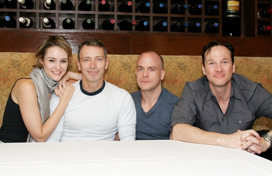 Cast members Jill Paice, Arnie Burton, Jeffrey Kuhn and Sean Mahon Photo