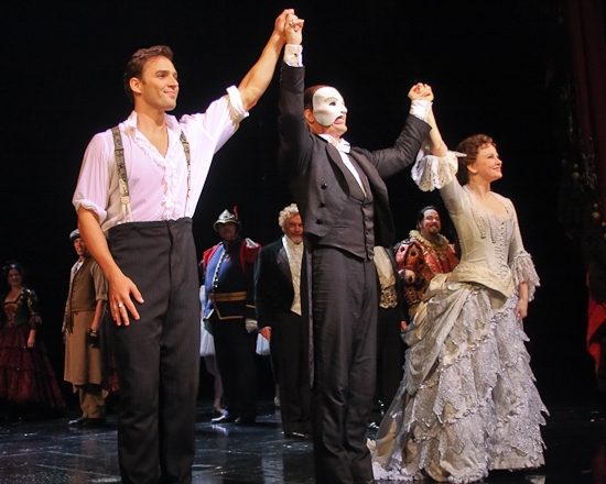 Photo Coverage: THE PHANTOM OF THE OPERA 's 9000th Performance on Broadway - Curtain Call Image