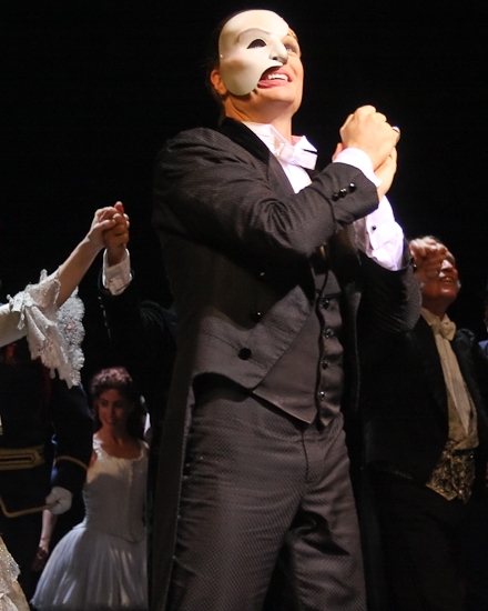 Photo Coverage: THE PHANTOM OF THE OPERA 's 9000th Performance on Broadway - Curtain Call Image