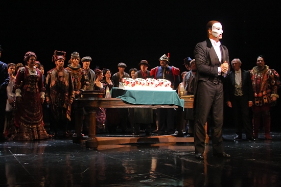 Photo Coverage: THE PHANTOM OF THE OPERA 's 9000th Performance on Broadway - Curtain Call Image