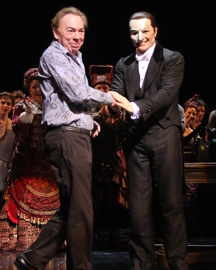 Photo Coverage: THE PHANTOM OF THE OPERA 's 9000th Performance on Broadway - Curtain Call Image