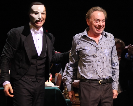 Photo Coverage: THE PHANTOM OF THE OPERA 's 9000th Performance on Broadway - Curtain Call Image