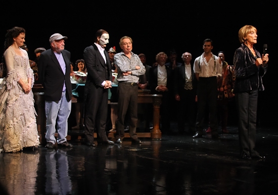 Photo Coverage: THE PHANTOM OF THE OPERA 's 9000th Performance on Broadway - Curtain Call Image