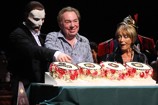 John Cudia, Andrew Lloyd Webber and Gillian Lynne Photo