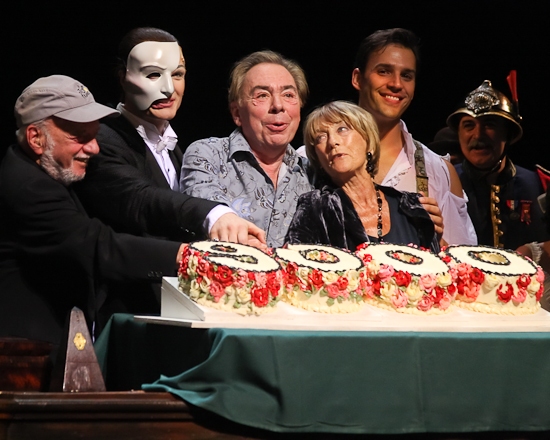 Photo Coverage: THE PHANTOM OF THE OPERA 's 9000th Performance on Broadway - Curtain Call Image
