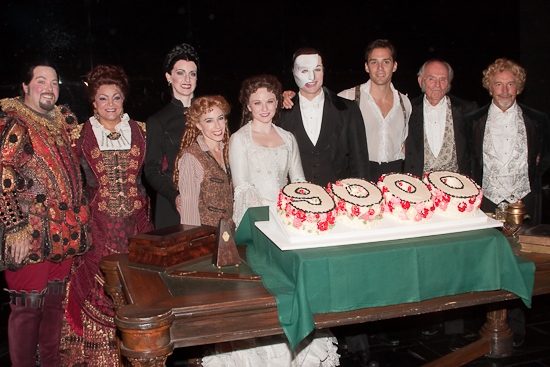 Photo Coverage: THE PHANTOM OF THE OPERA 's 9000th Performance on Broadway - Curtain Call Image