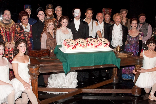 Photo Coverage: THE PHANTOM OF THE OPERA 's 9000th Performance on Broadway - Curtain Call Image