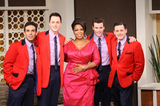 Photo Flash: JERSEY BOYS Chicago Visit The Oprah Winfrey Show Image