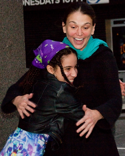 Photo Coverage: SHREK THE MUSICAL's 'NOT YOUR ORDINARY PRINCESS' Winners Meet Sutton Foster...And The Press! Image
