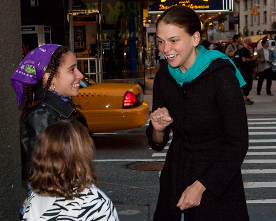 Photo Coverage: SHREK THE MUSICAL's 'NOT YOUR ORDINARY PRINCESS' Winners Meet Sutton Foster...And The Press! Image