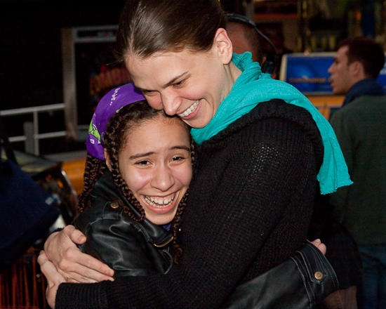 Photo Coverage: SHREK THE MUSICAL's 'NOT YOUR ORDINARY PRINCESS' Winners Meet Sutton Foster...And The Press! Image