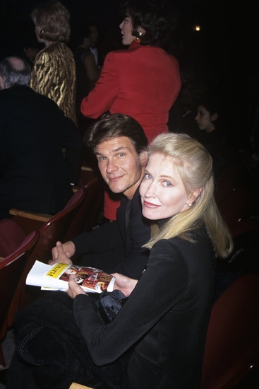 Patrick Swayze and Lisa Niemi April 29, 1996 Photo