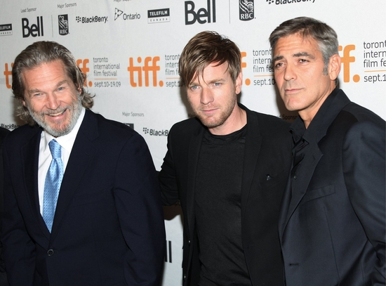 Jeff Bridges, Ewan McGregor and George Clooney Photo