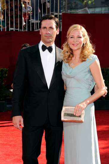 Jon Hamm and Jennifer Westfeldt at 