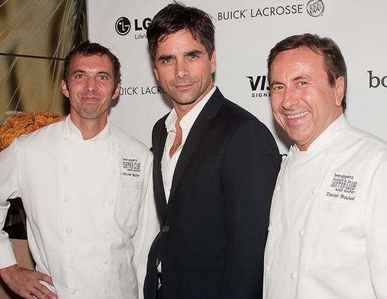 Olivier Muller, John Stamos, and Chef Daniel Boulud Photo