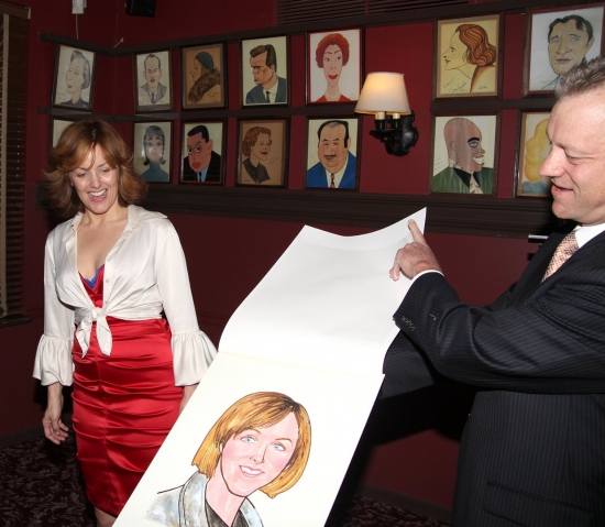 Photo Coverage: Tony Winner Alice Ripley's Caricature Unveiled At Sardi's Image