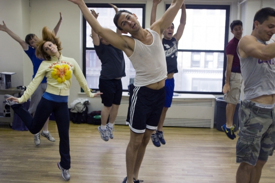 Photo Flash:  NYMF's THE HAPPY EMBALMER Rehearsals Image