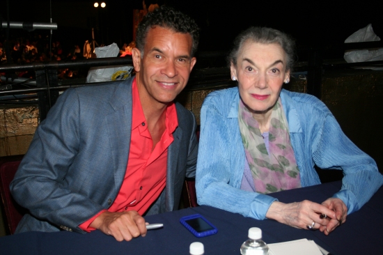 Brian Stokes Mitchell and Marian Seldes Photo