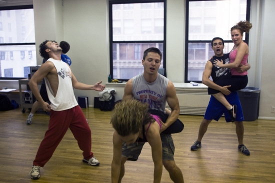 Photo Flash: NYMF 2009 - THE HAPPY EMBALMER In Rehearsal Image